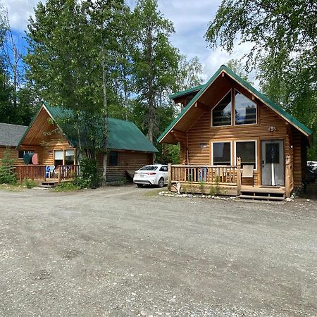 Talkeetna Log Cabin With Hot Tub Unit 1 エクステリア 写真