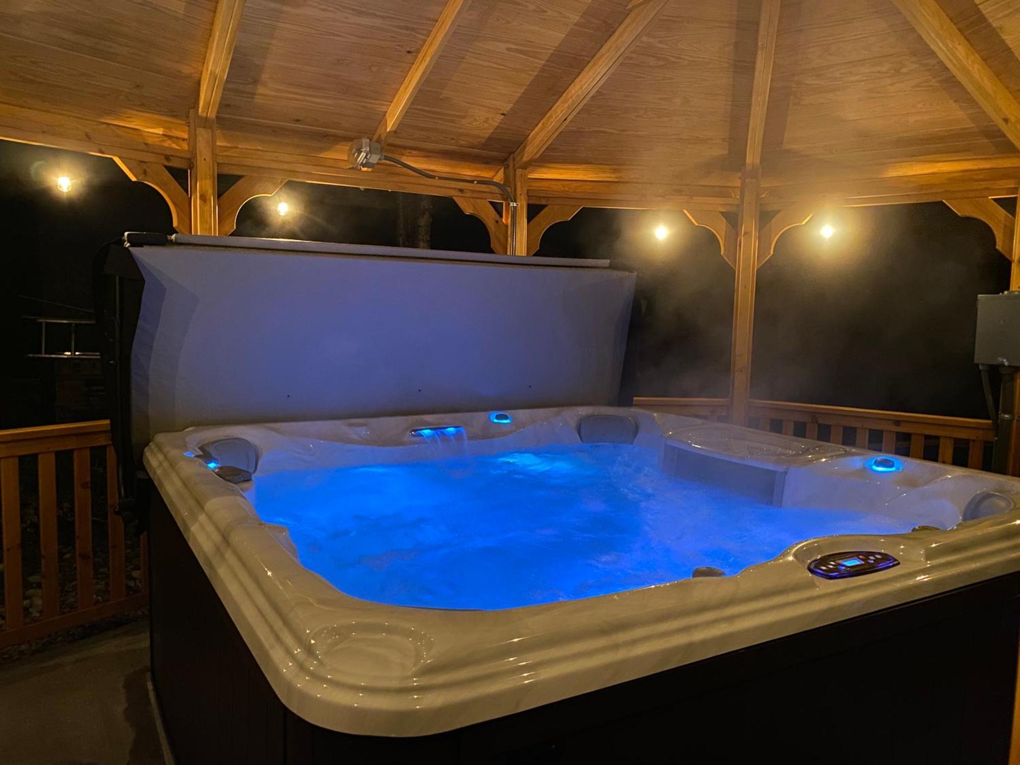 Talkeetna Log Cabin With Hot Tub Unit 1 エクステリア 写真