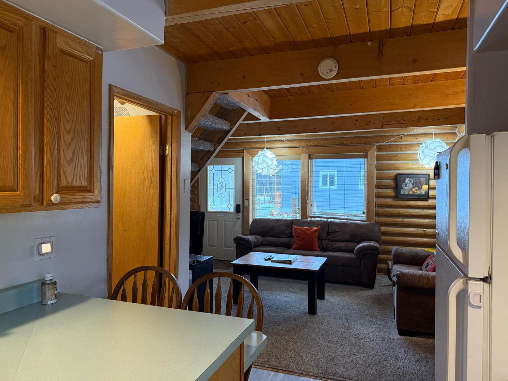 Talkeetna Log Cabin With Hot Tub Unit 1 エクステリア 写真